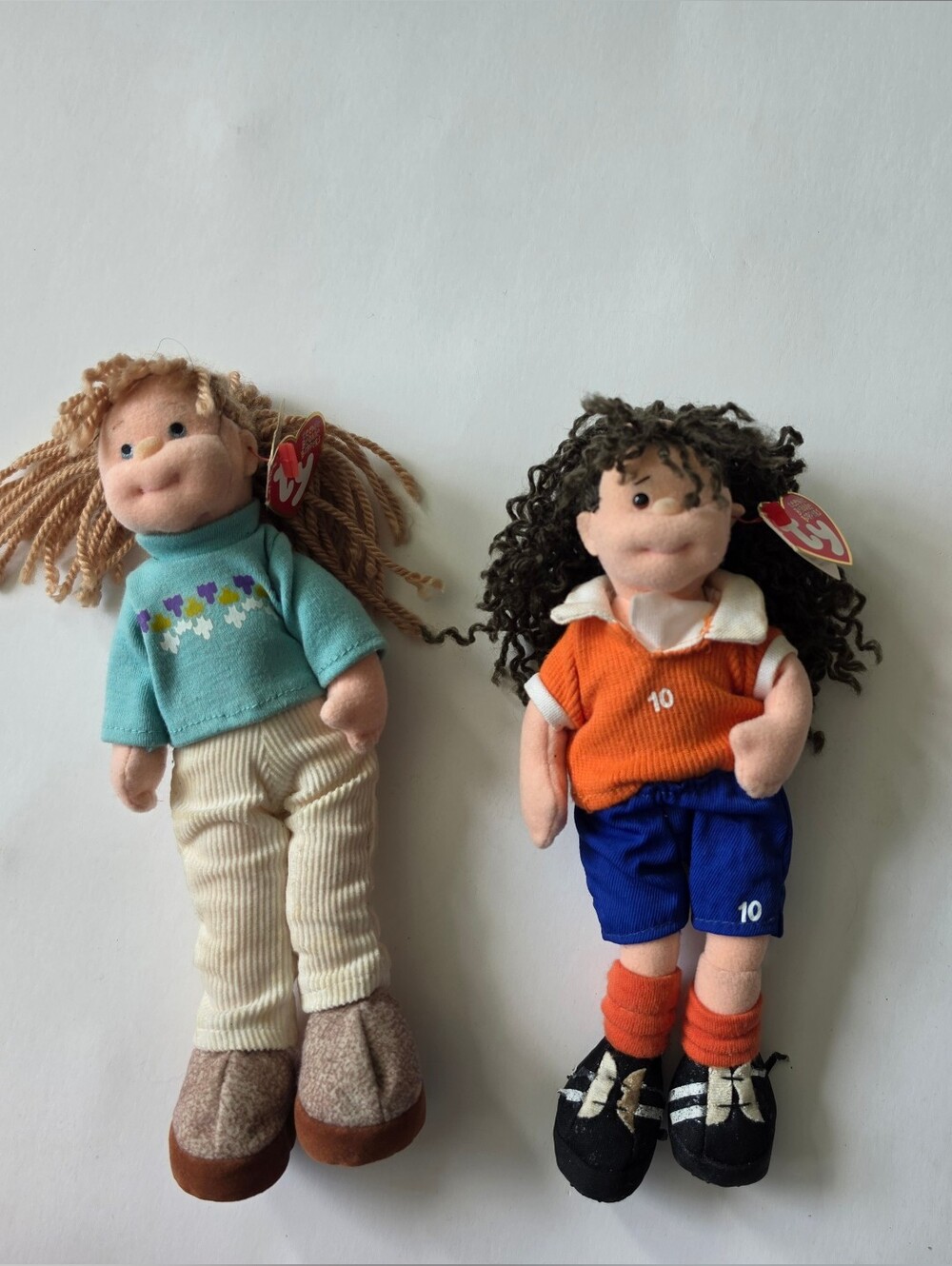 vintage Ty Teenie Beanie Boppers 3 plush dolls released around 2002: Nwt
